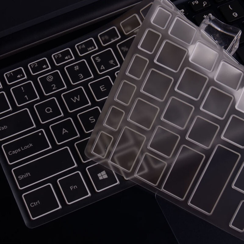Filme de teclado universal 14 "/15.6" capa de silicone caso de substituição para notebook flat-laying transparente folha de protetor claro
