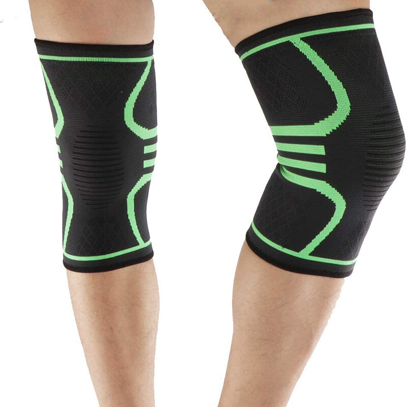 Эластичный Бандаж на колено для занятий спортом до колена Поддержка для суставов Mtb наколенники для Баскетбол Бег волейбол гетры