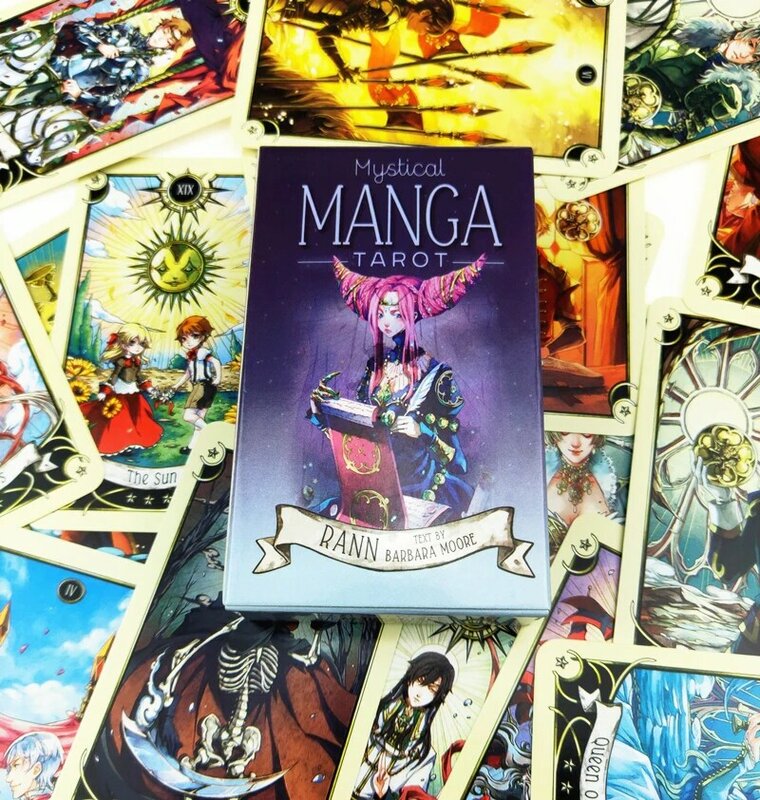 Mystische Manga Tarot Karten Party Tarot Deck Liefert Englisch Bord Spiel Party Spielkarten 78 stücke Tarot Karten