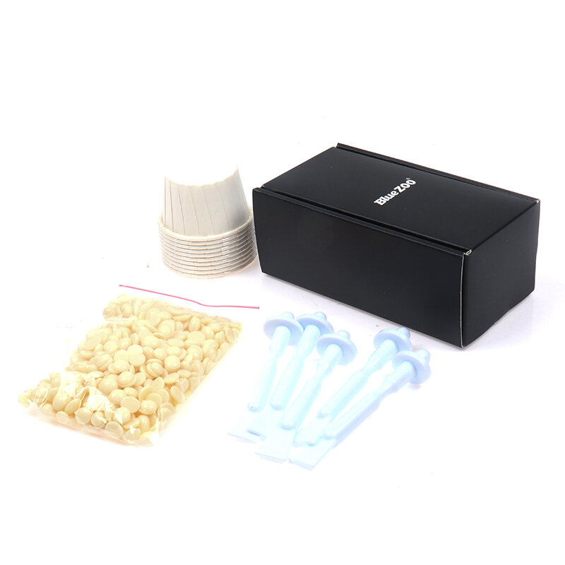 1Set Nose Facial Significant Hair Removal Trimmer Cleaning Beauty Nose Hair Removal Wax Beans Set Depilatory Waxing Pellet Kit