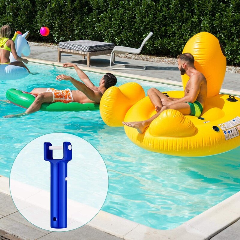 4 pces piscina cabeça de vácuo alças piscina ferramenta de limpeza acessórios de substituição com 12 pces em forma de v clipe