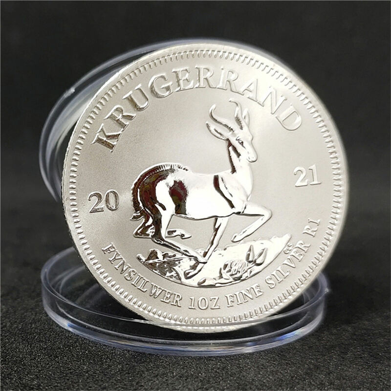 Moneta animale rd Lucky Africa Kruger Deer regalo moneta commemorativa medaglia commemorativa moneta d'argento artigianato collezionismo