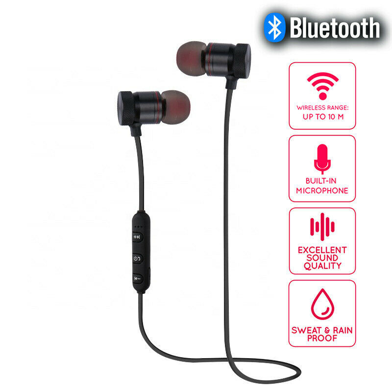 Sports Wireless Earphones Light Bluetooth Headphones Headset Stereo Earbuds Fast delivery