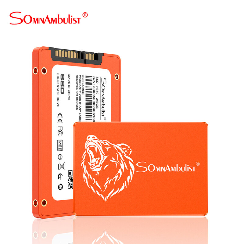 Naranja SSD para portátiles construido en unidad de estado sólido de la capacidad de 120gb y 240gb 480gb 2,5 gb 960gb sata3 2tb 2,5 pulgadas