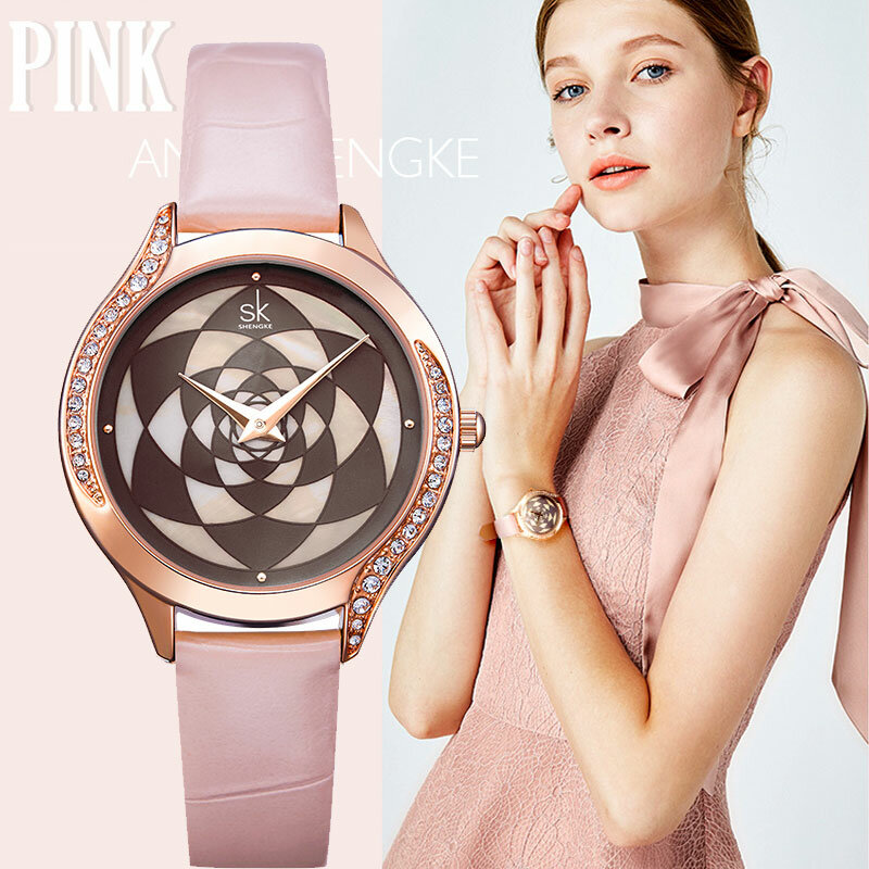 Moda feminina relógio de pulso de quartzo relógio de couro preto de luxo do esporte para mulher pulseira de diamante relógios mulher relojes mujer