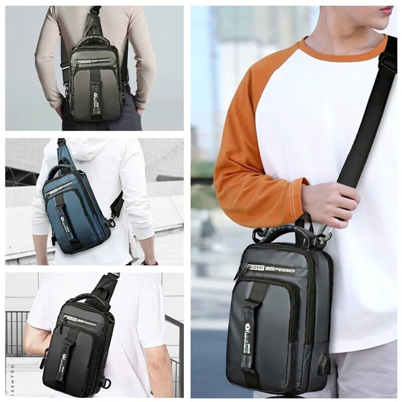 New Multifunctional Chest Bag Fashion Leisure Shoulder Messenger Bag Outdoor Waterproof Travel Backpack