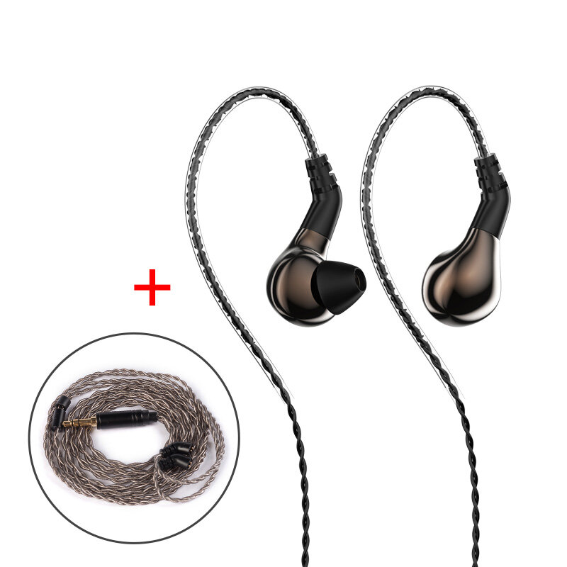 BLON BL-03 BL03 10mm membrana węglowa dynamiczny sterownik w uchu słuchawka hi-fi DJ słuchawki sportowe słuchawki douszne odpinany kabel 2PIN AK