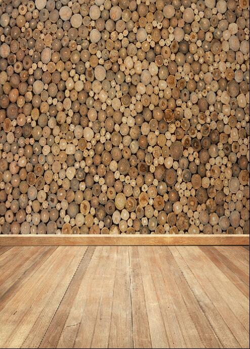 SHENGYONGBAO الفينيل مخصص التصوير الدعامة الطوب الجدار و الخشب ألواح موضوع استوديو الصور خلفية S181221-03