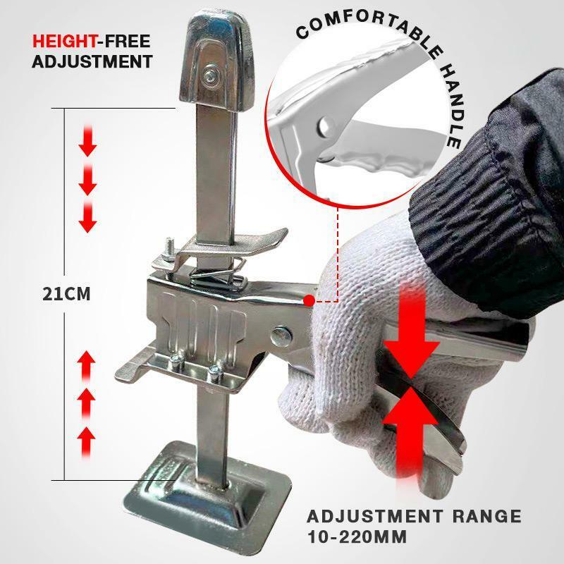 Telha ajustável altura regulador de nivelamento ferramenta auxiliar piso telha parede posicionamento altura regulador mão elevador ferramenta