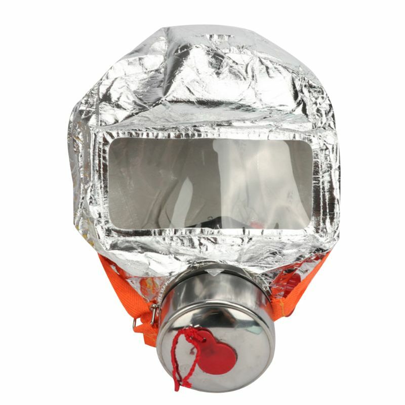 Fogo eacape máscara facial auto-resgate respirador máscara de gás fumaça capa protetora pessoal de emergência escape capa auto-resgate res