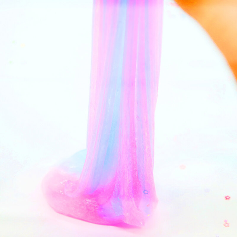 Mezcla de Color arcilla de blandiblú transparente caja de juguetes para los niños de Squishies helado barro de manualidades de juguete de estrés