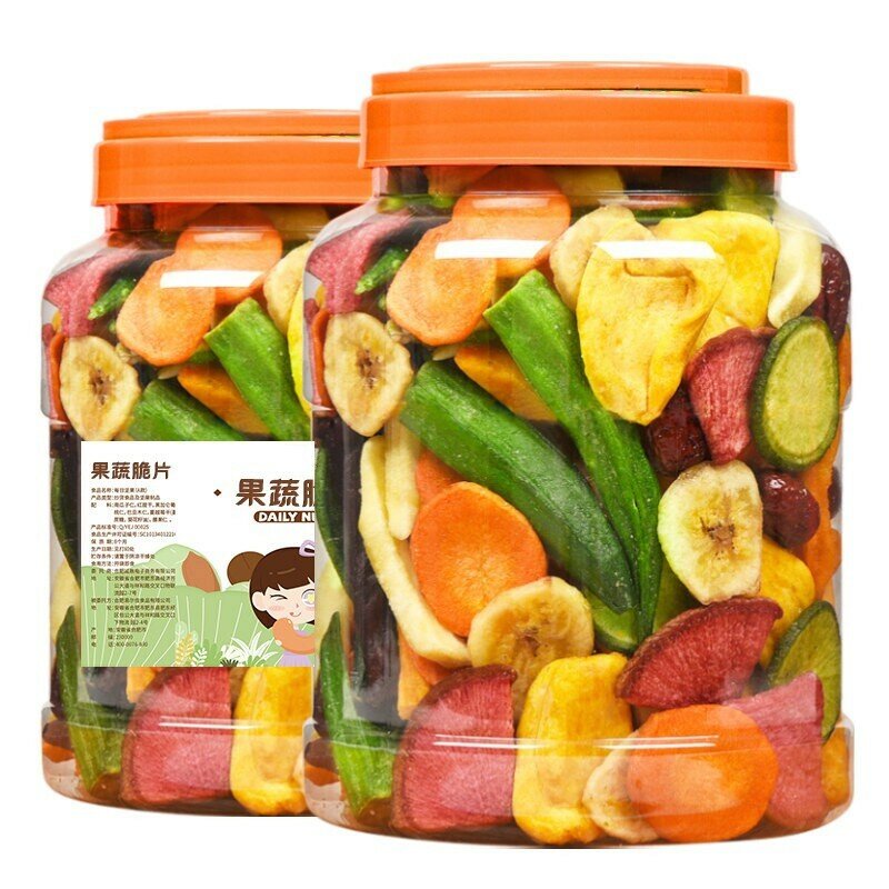 Comprehensive Assorted Fruits and Vegetables Crispy Vegetables Dried Fruits Dried Fruits Snacks Mixed Dehydrated Instant Okra Ve