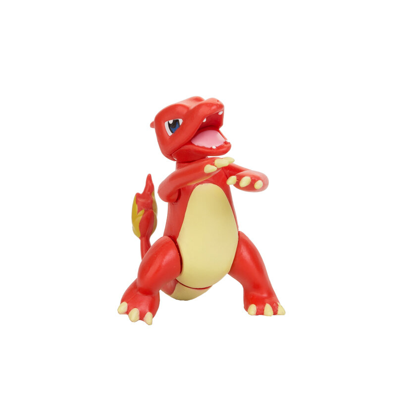 Figura de acción de Pokémon, juguete de 7-8CM, Charmander, Popplio, Litten, Pikachu, Rowlet, Treecko, Eevee, Fennekin
