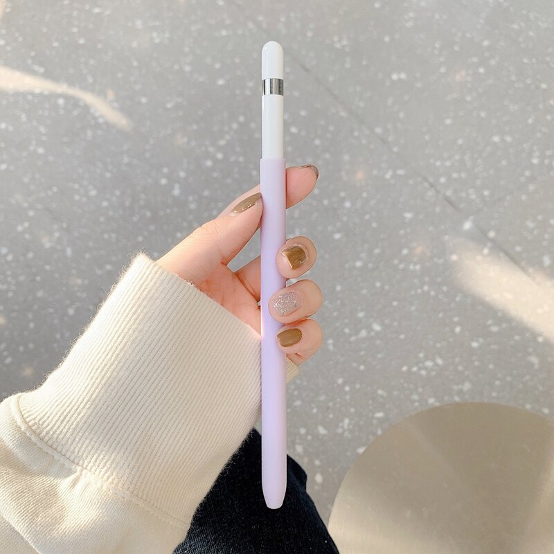 Funda Kawaii de silicona blanda para Apple Pencil 1 2 Gen, funda para Tablet Touch Pen Stylus, anticaída para Apple Pencil 1st/2nd