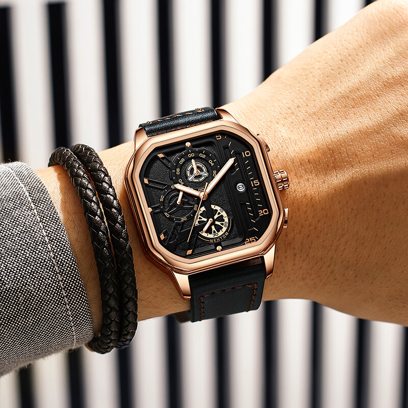 Business Men's Watches Luxury Top Brand Quartz Analog Watch Fashion Watch Waterproof Military Men Clock Reloj Hombre Relogio