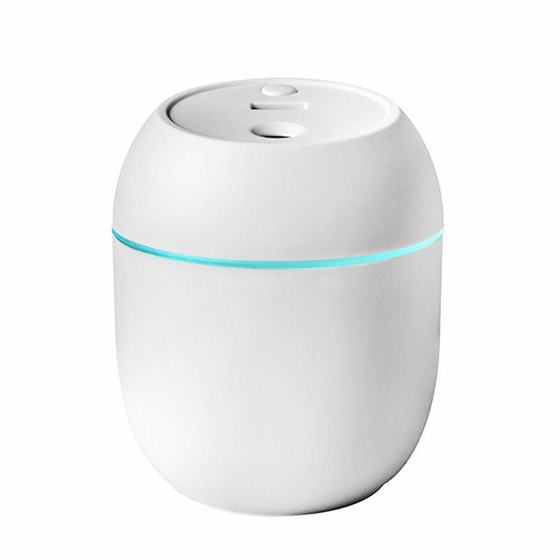 250ML Mini Air Humidifier Ultrasonic Aroma Essential Oil Aromatherapy Diffuser for Home Car Fogger Mist Maker with Night Lamp