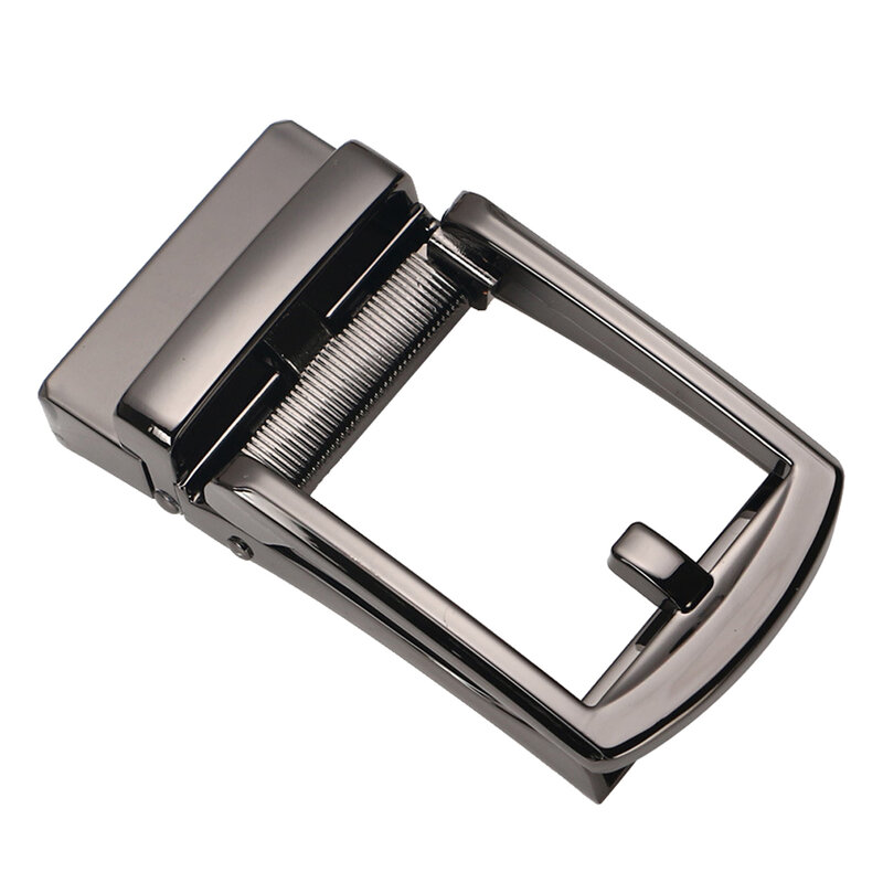 Hebilla de cinturón de trinquete de aleación de Metal duradera, reemplazo de hebilla deslizante automática para correa de cinturón de 3,5 cm