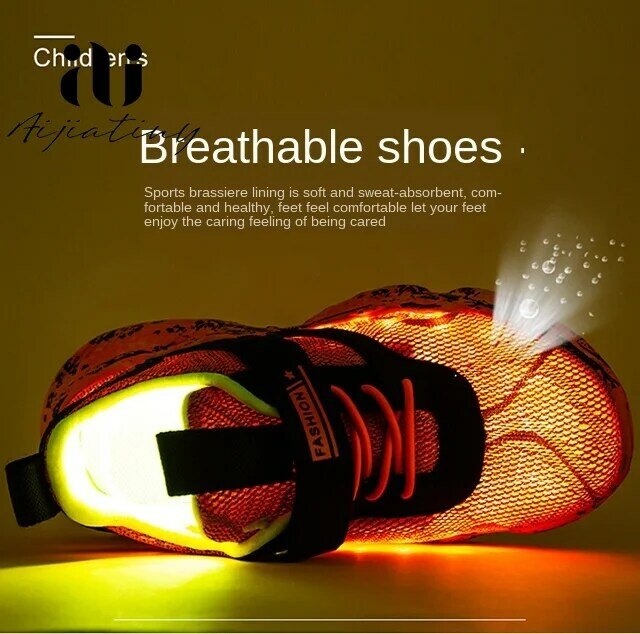 2020 Fashion Big Boys Cool Casual Rubber Shoes Running Mesh Shoes Trendy Sport Sneakers for Big Kids