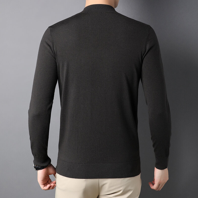 Suéter de cuello redondo para hombre, Jersey holgado de otoño, 2021
