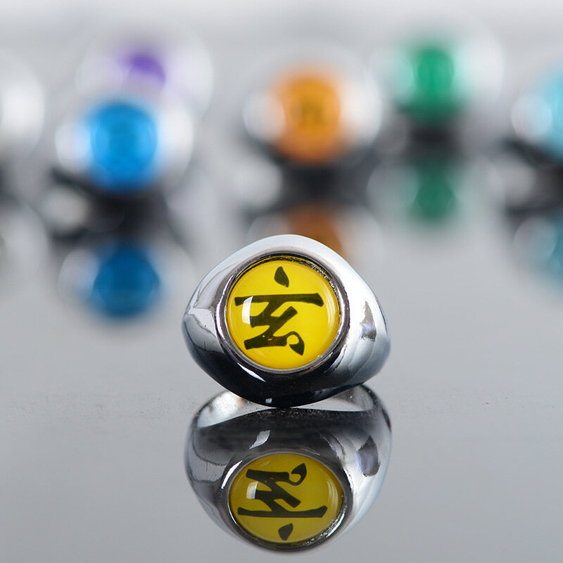 Аниме кольцо Наруто Организация Акацуки Uchiha Sasuke Itachi Sharingan Косплей кольца для мужчин и женщин ювелирные изделия