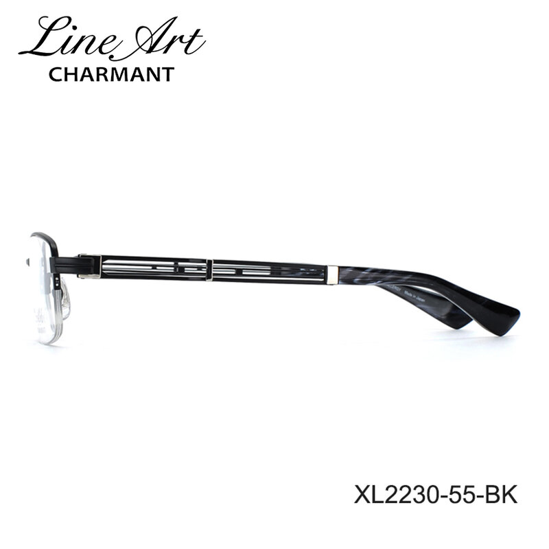 Charmant Optical Glasses Frames for Men High End Myopia Eyewear Half Rimless Glasses Titaniium Man XL2230 Made in Japan