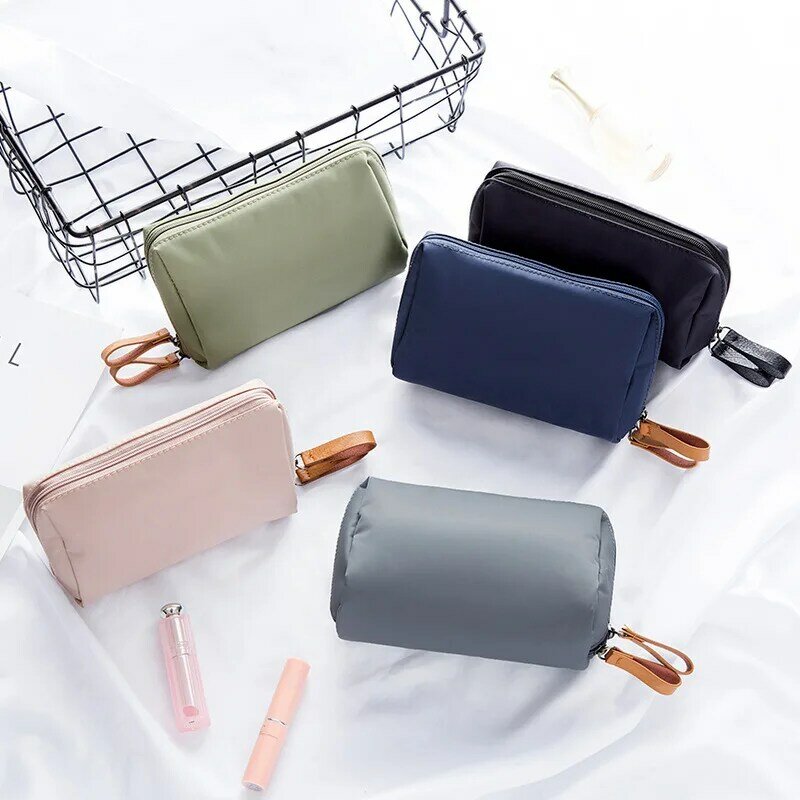 косметичка Women's Multi-function Lipstick Cosmetic Bag Travel Zipper Makeup Storage Handbags Waterproof Oxford Toiletry Bag