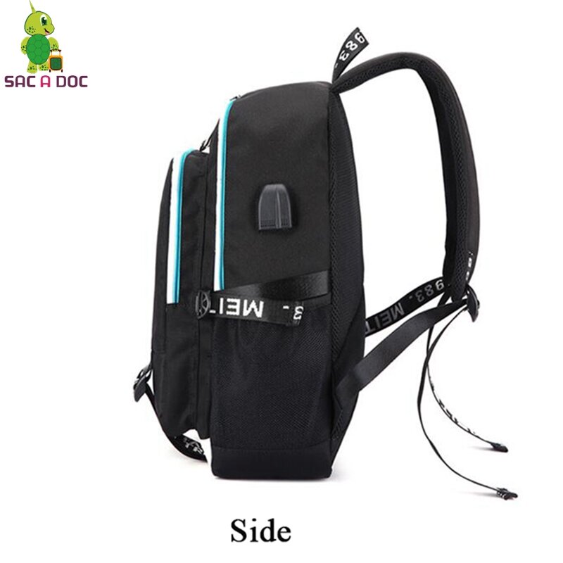 Рюкзак унисекс с USB-зарядкой, многофункциональный с изображением логотипа на заказ, для ноутбука, школьные дорожные портфели для мальчиков и девочек