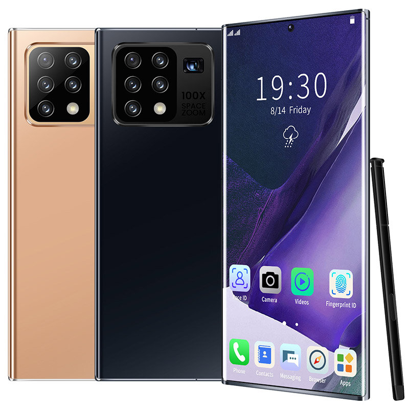 FullScreen Galxy N25+ Smartphone 8-core 128/256 GB Android 10.0 Face ID Dual Camera 4G Smart Mobile Cell Phone Global Version