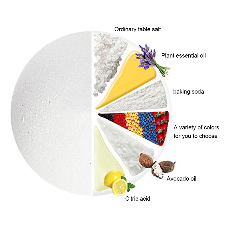 5 cores banho de sal bola arco-íris sabão forma nuvem banho natural leite de sal hidratante esfoliante limpeza do corpo cuidados com a pele tslm2