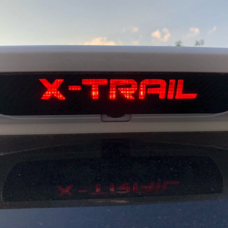A Little Change Carbon Fiber Stickers Rear Brake Lights Protection Sticker Fit for Nissan X-trail Xtrail T32 2014-2020