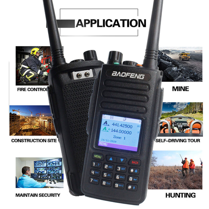 2021 baofeng dm1701//DM-1702 gps walkie talkie duplo tempo slot dmr digital/analógico dmr repetidor atualização de DM-1801 DM-1701 rádio