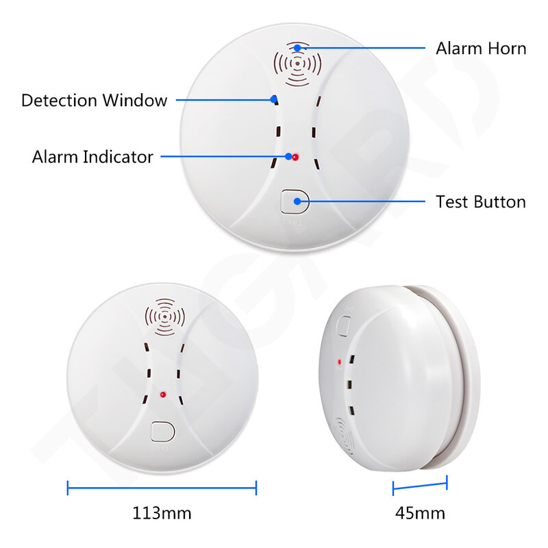 TUGARD G20 WIFI GSM système d'alarme de sécurité à domicile Kit d'alarme anti-effraction avec détecteur de fumée sans fil domestique 433 Mhz