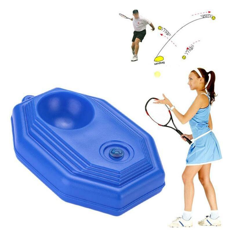 Сверхмощный тренировочный инструмент для тенниса с эластичным веревочным мячом, тренировочный самоотскок, Теннисный тренажер для дома, па...