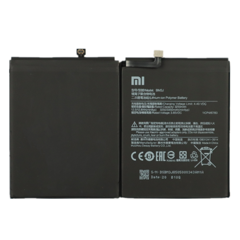 100% xiaomi oryginalna bateria BM3J dla Xiaomi 8 Lite MI8 Lite o dużej pojemności polimerowa bateria zamienna 3350mAh z darmowymi narzędziami