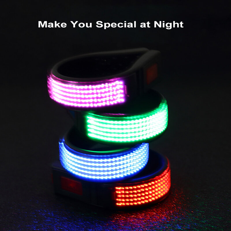 LED Luminous Shoe Clip Light Outdoor LED Safety Night Light Waterproof Running Shoe Safety Clips Cycling Sports Warning Light