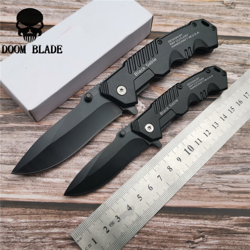 High hardness folding knife, mountain climbing, camping, fishing, barbecue knife, outdoor survival knife