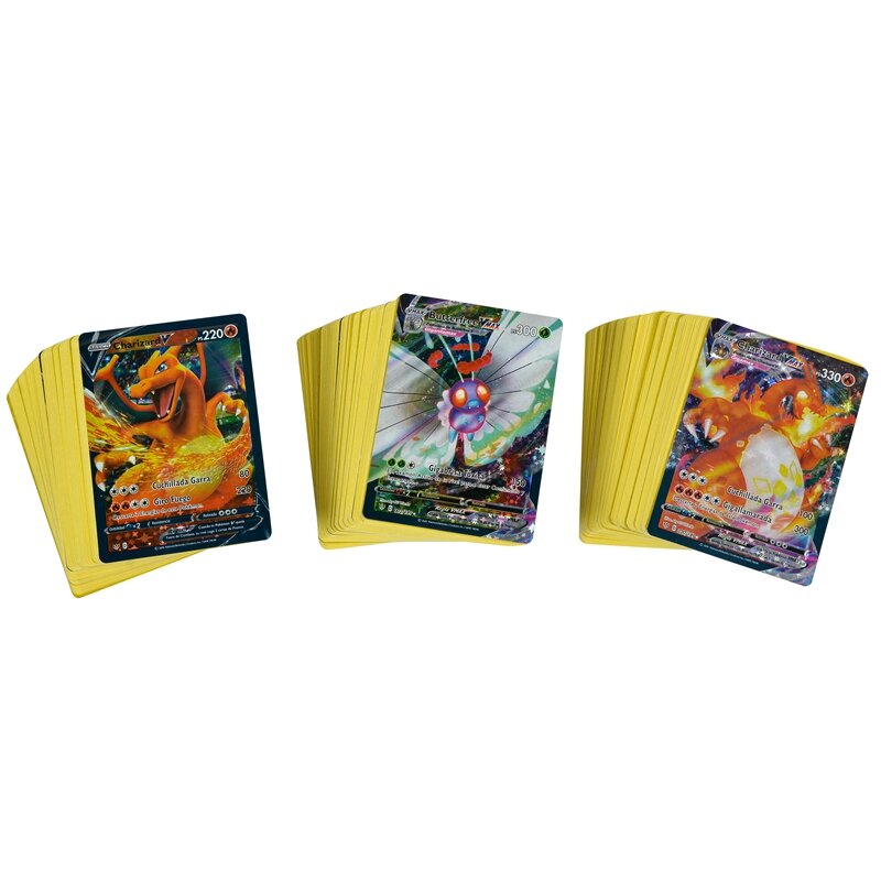 Pokemon VMAX Karten ENTWICKLUNGEN 324 Spanisch Version Die Pokemon Legacy Entwickelt Sich Trading Card Spiel Spielzeug Für Kinder Weihnachten Geschenke