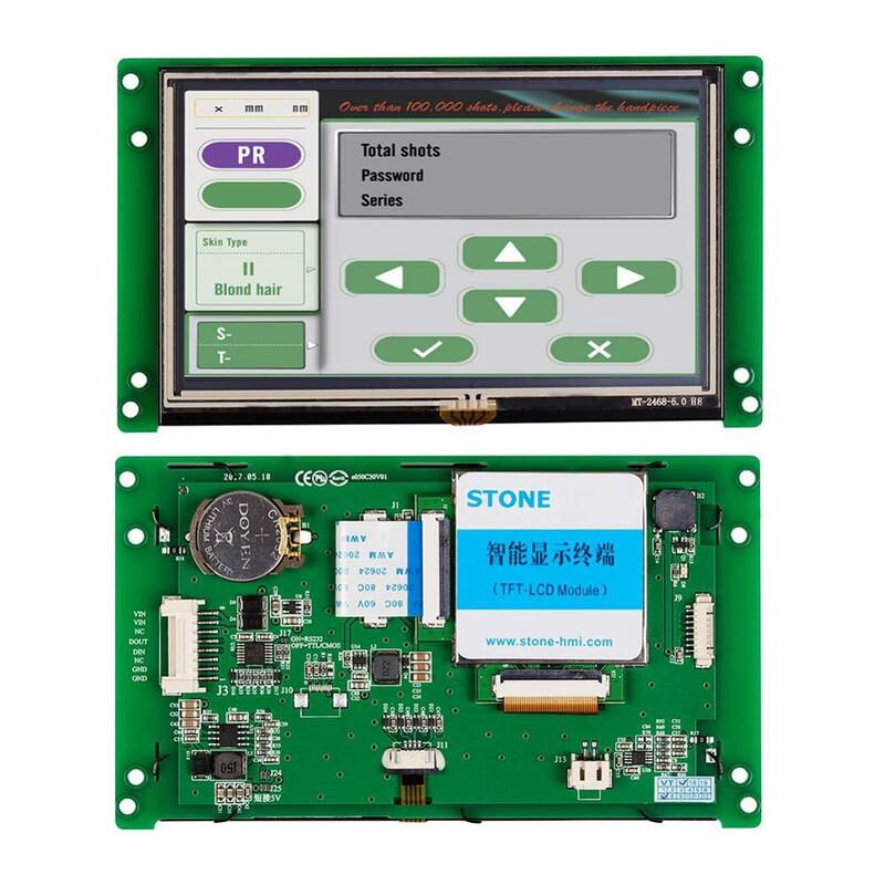 Industriële Touch Panel Met Controller Board + Programma + Driver + 5.0 "Tft Lcd-scherm