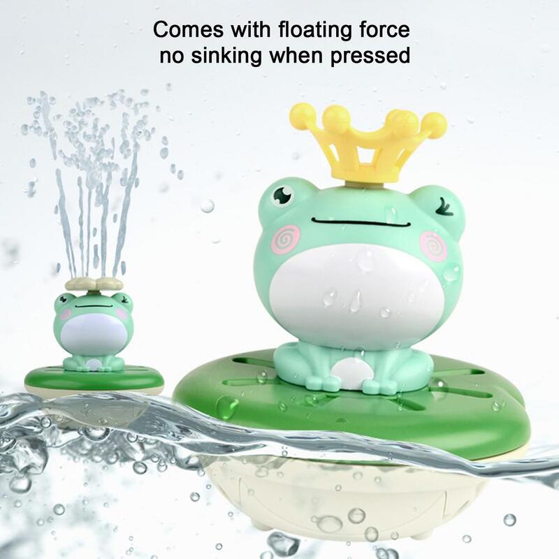 Juguete de baño de rana para niños, juguete de baño con rociador de agua, juguete flotante, divertido