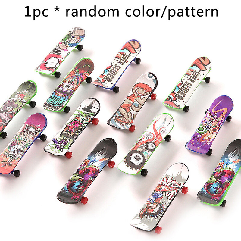 1pc Finger SkateBoard Wooden Fingerboard Toy Professional Stents Fingers Skate Set Novelty Children Christmas Gift