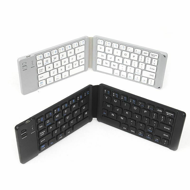 Bluetooth Keyboard Mini Mobile Phone Tablet IPadtablet  Folding USB Charging Wireless External Keyboard