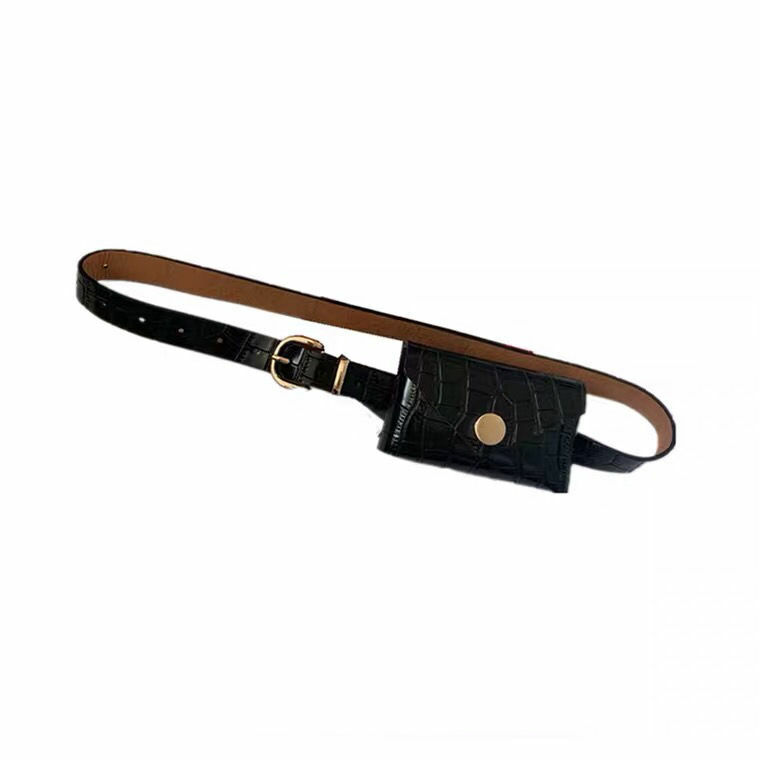 Waist Pack for Women 2021 Fashion Punk Pu Leather Fanny Pack Simple Women's Gift Small Belt Bag Casual Pack Female Purse