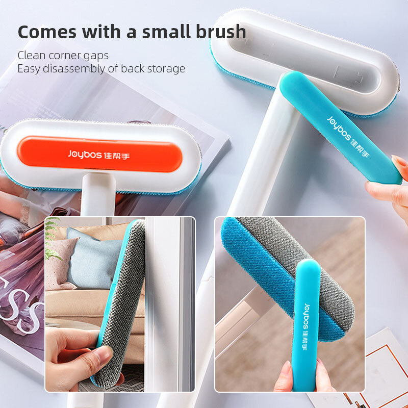 Joybos Mesh Cleaning Brush Multi-function For Screen Window Carpet Sofa Light Handheld Double Sided Dust Broom Household Cleaner