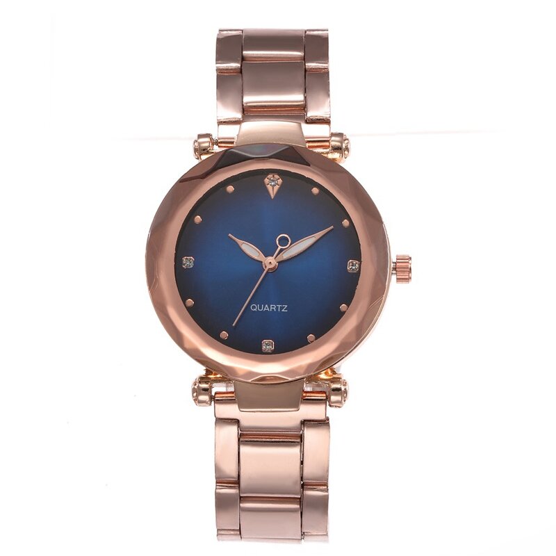 3D lustro panie zegarek luksusowej marki pasek ze stopu kobiet kwarcowy zegarek dla dziewczyny urodziny zegar na prezent Relojes Para Mujer godziny