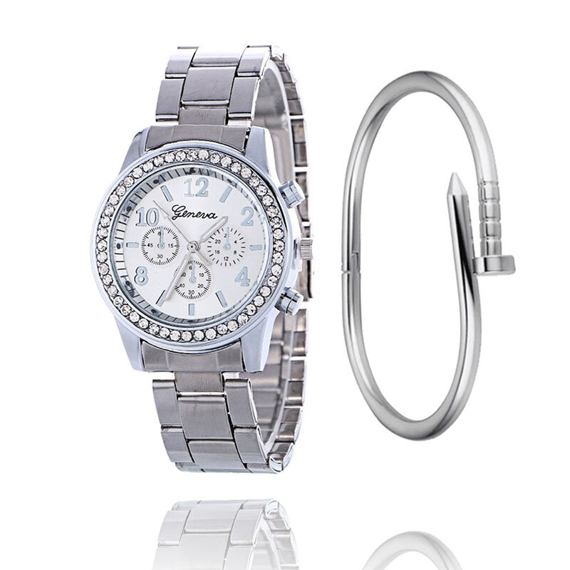 Часы наручные для мужчин и женщин, модные классические кварцевые часы с хронографом и искусственным хронографом, круглые кристаллы, 2019