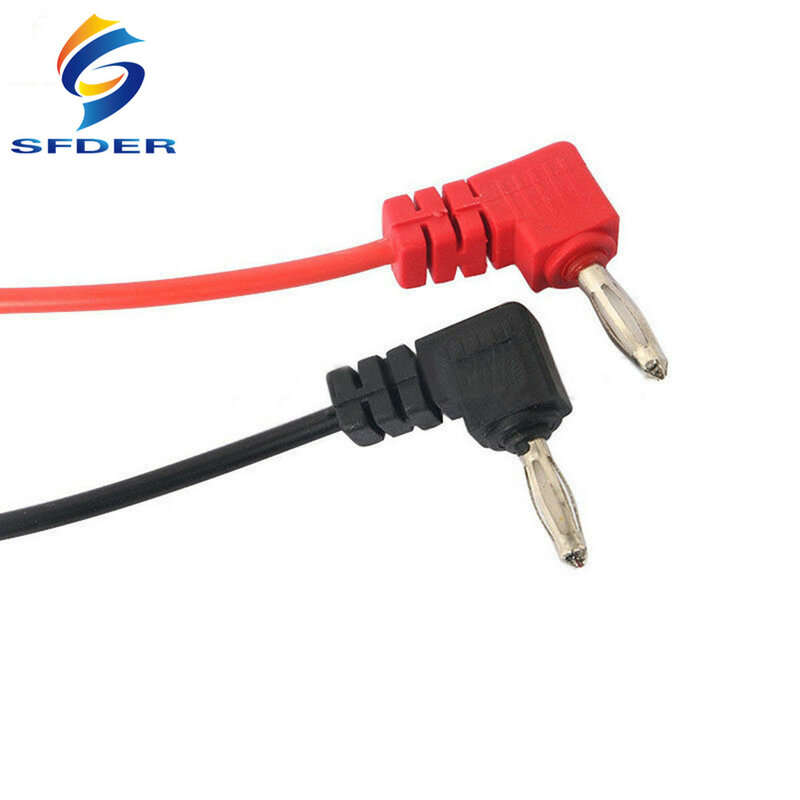 65cm Power Supply Test Lead Cable Kit 2 Alligator Clip 2 Banana Plug 4 Hook Clip Mobile Phone Repair Tools