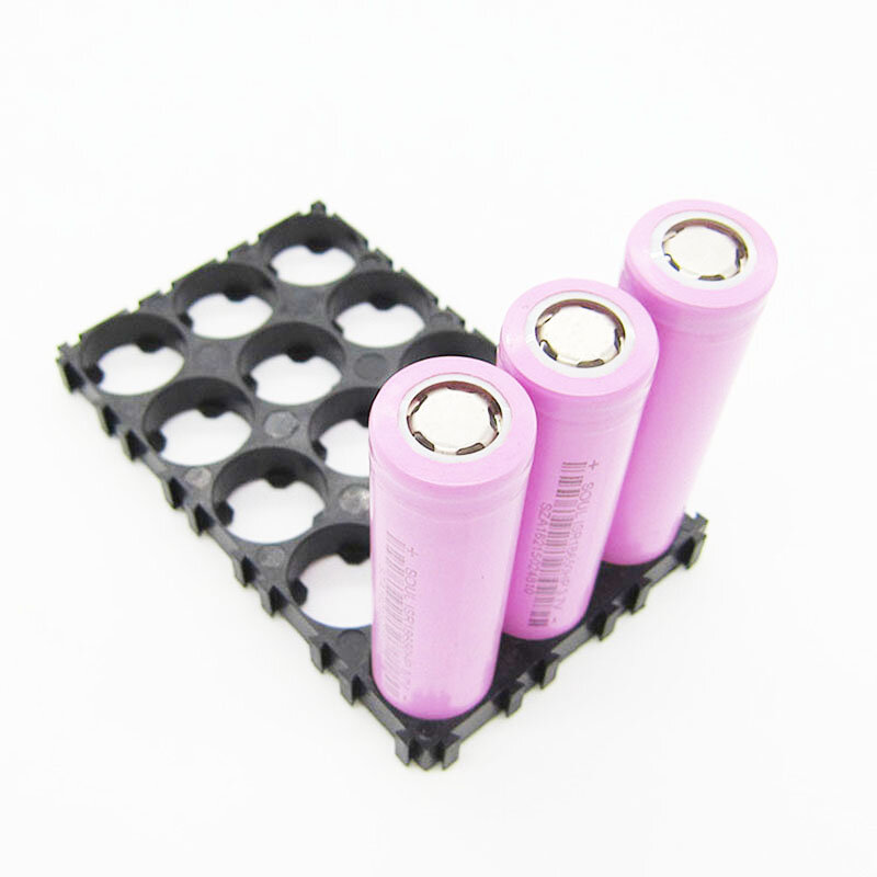 2 pezzi 3x5 4x5 supporto 18650 celle distanziatore batteria radiante Shell Pack scatola di plastica staffa di calore custodia 18650 fai da te