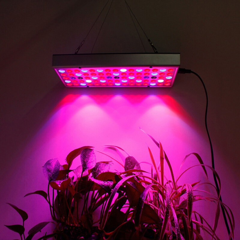 45W LEDพืชเติบโตไฟAC85-265V Full Spectrumสำหรับพืชเรือนกระจกในร่มพืชระบบไฮโดรโปนิกส์ดอกไม้แผงเติบโตไฟ
