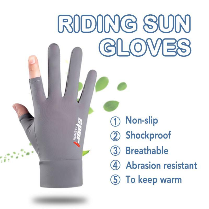 Finger Handschuhe männer und frauen der sonnenschutz radfahren halbe finger handschuhe Anti-skid atmungsaktive handschuhe Sport handschuhe