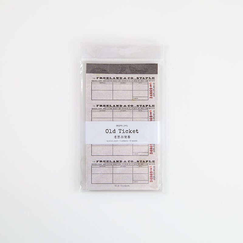 30 teile/satz Alten Ticket Hinweis serie Porto Mix Material Papier Junk Journal Planer Scrapbooking Vintage Dekorative DIY Handwerk Papier
